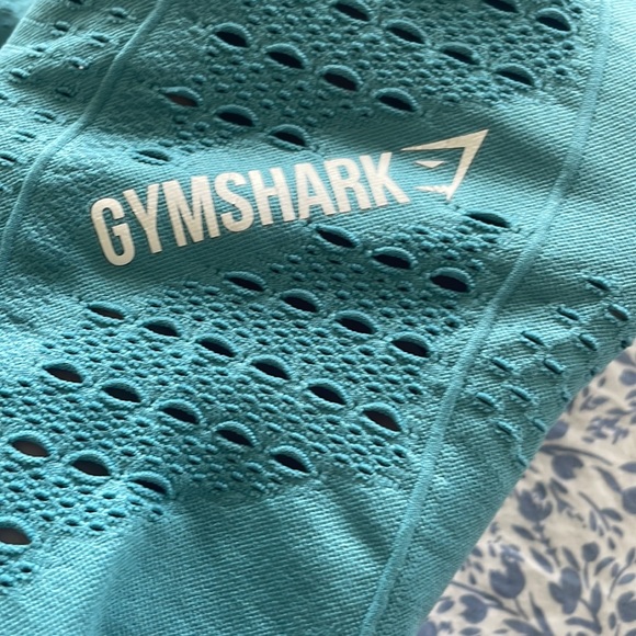 GymShark Leggings, full length, size XS, dusty blue color. - Picture 5 of 6